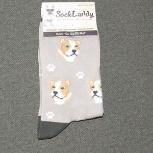 Sock Daddy Unisex Adult Pit Bull Pittie Pitbull Dog Print Socks